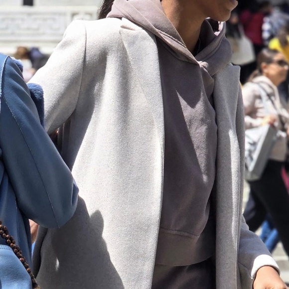 3 Piece- Zara Dark Mink Sweatpants, Hoodie, Jogger Set M + T-shirt Rare color! - Picture 2 of 7